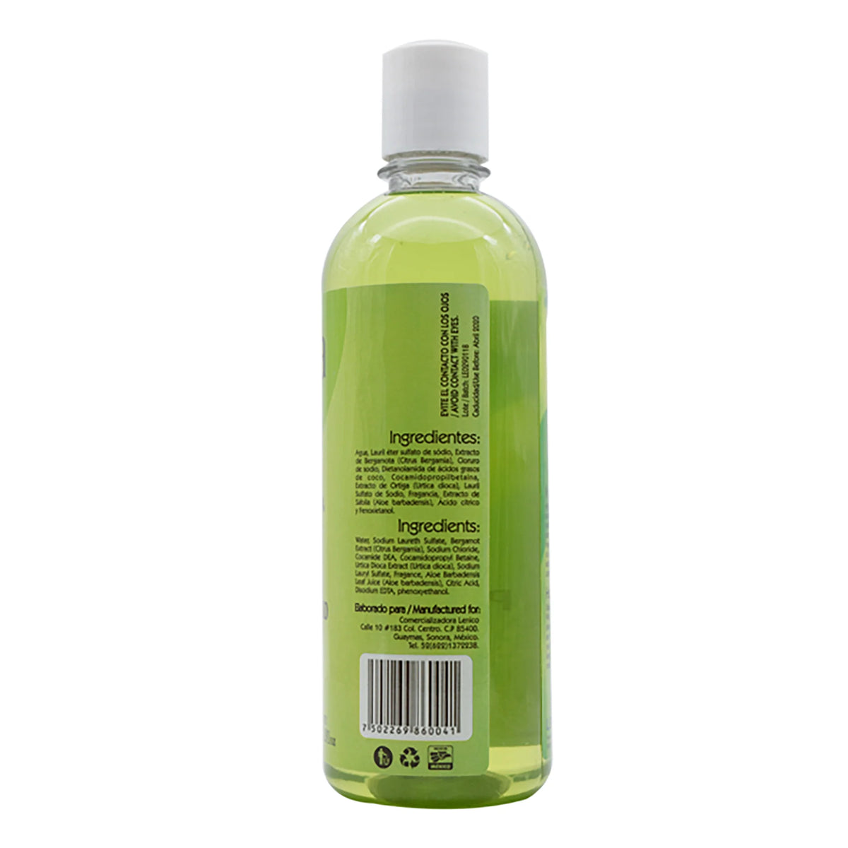 Shampoo Bergamota Batamot 500ml Recibe Xpress