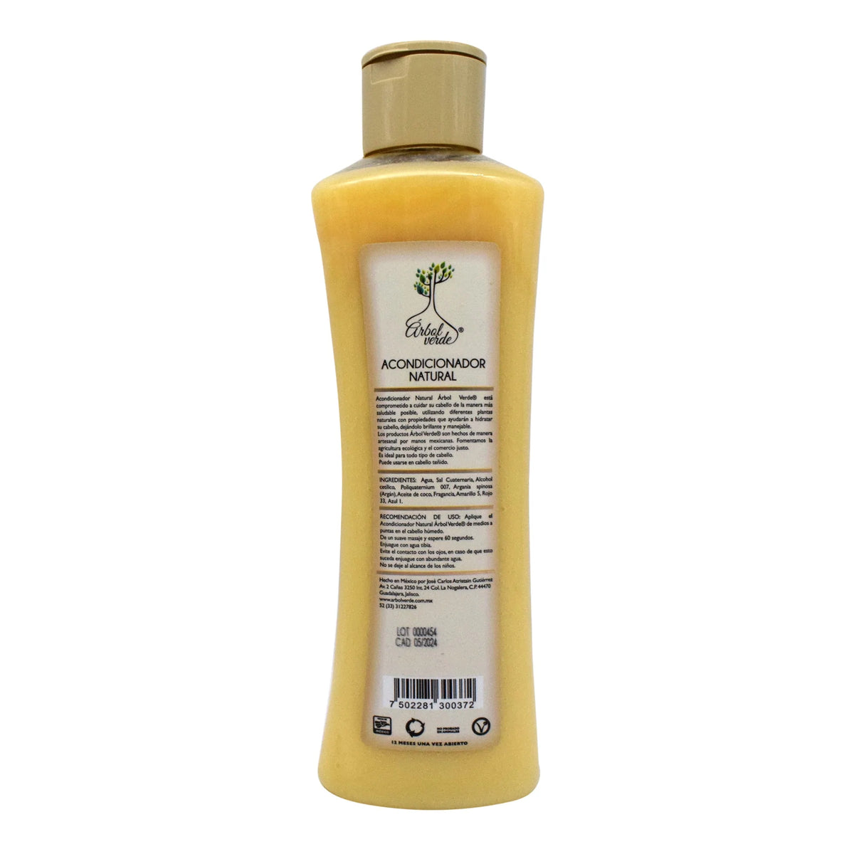 Acondicionador Coco Y Aceite De Argan 500 Ml Arbol Verde Recibe Xpress