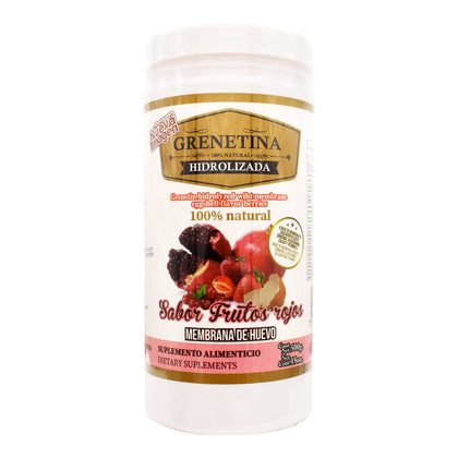 Grenetina Hidrolizada Membrana De Huevo Frutos Rojos 500g