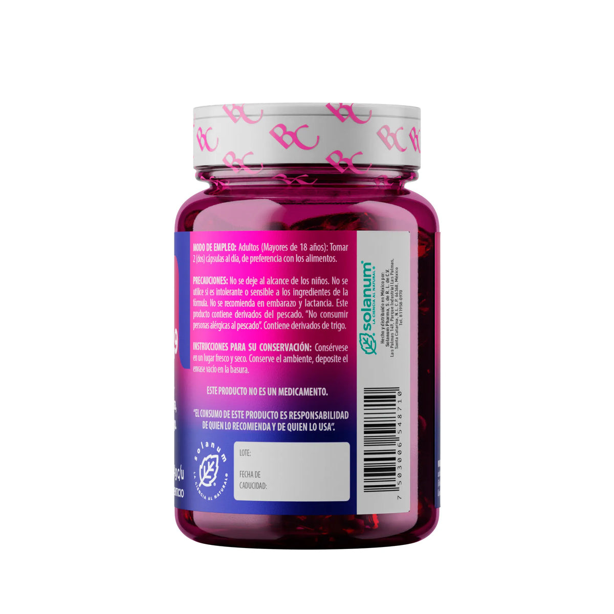 Belacaps Omega 3,6,9 Triplex Solanum 60 Cápsulas Recibe Xpress