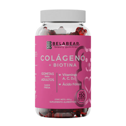 Belabear Colágeno + Biotina Belabear 150 Gomitas