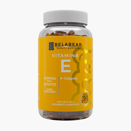Vitamina E + Colágeno Belabear 150 Gomitas
