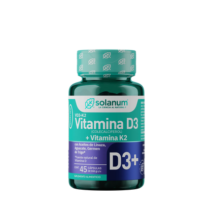 Vitamina D Con Aceite De Linaza  Solanum 45 Capsulas