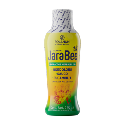 Jarabee (jarabe) Miel de abeja + gordolobo + sauco Solanum 240 mL