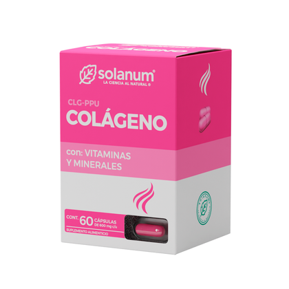 Colágeno + Vitaminas y Minerales Solanum 60 Cápsulas