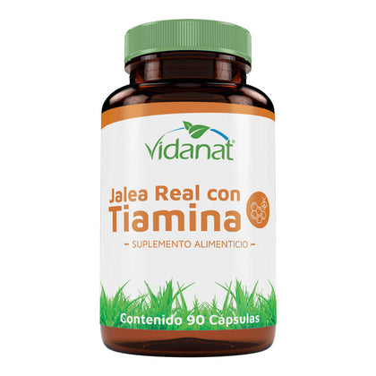 Jalea Real Con Tiamina (energinat) Vidanet 90 Cápsulas