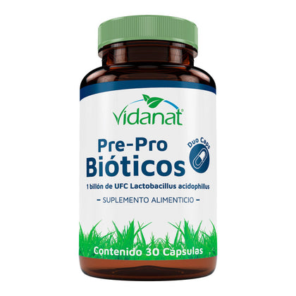 Pre Probióticos Vidanat 30 Cápsulas