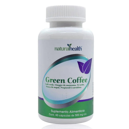 Green Coffee Natural Health con Vinagre de manzana 60 Cápsulas