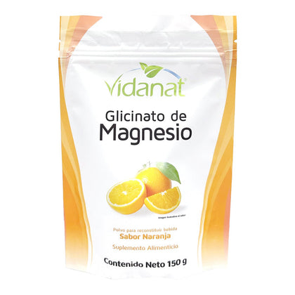 Glicinato de Magnesio sabor Naranja Vidanat 150g