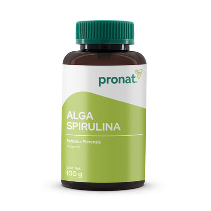 Alga Espirulina Orgánica Pronat En Polvo 100 g