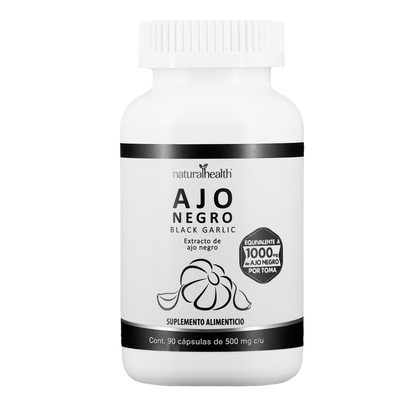 Ajo Negro Natural Health 90 Cápsulas