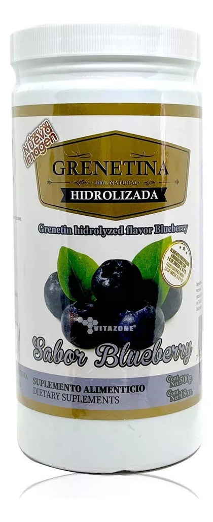 Pretty Bee Grenetina Hidrolizada Blueberry 100% Natural 500g