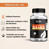 Vitamina D3 + Vitamina K2 Súper Premium Vit & Skn Nutrition Company 60 Cápsulas