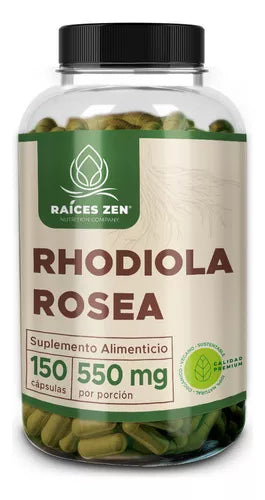 Rhodiola Rosea Súper Premium Raíces Zen 150 Cápsulas