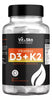 Vitamina D3 + Vitamina K2 Súper Premium Vit & Skn Nutrition Company 60 Cápsulas