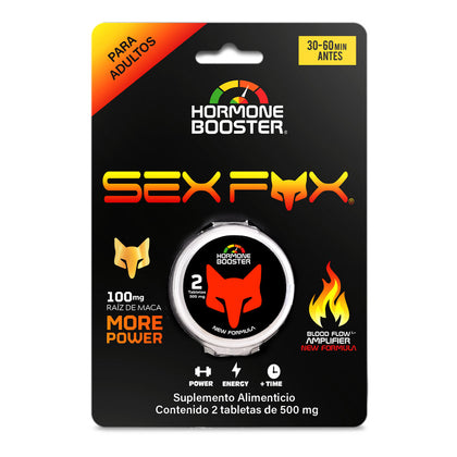 Sex Fox Hormone Booster Blinlab 2 Tabletas