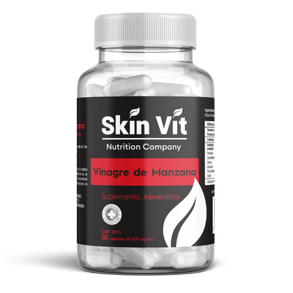 Vinagre de Manzana 60 Cápsulas Skin Vit Nutrition Company