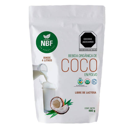 Bebida De Coco Orgánico En Polvo Nb Foods 480 g