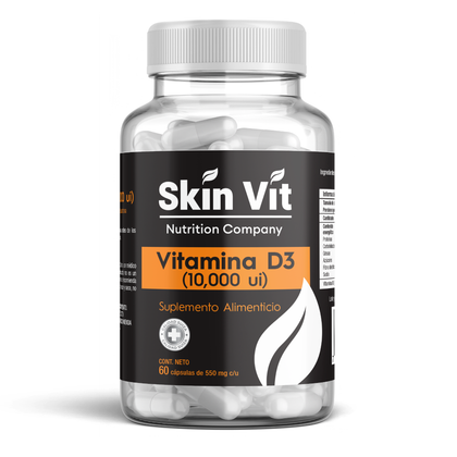 Vitamina D3 10000 ui 60 Capsulas Skin Vit