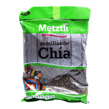 Semilla De Chia 500 G Metztli