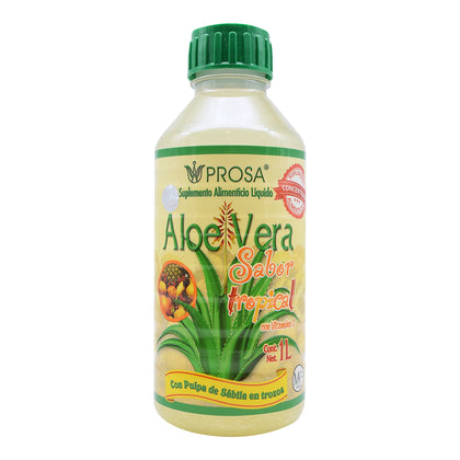 Aloe Vera Líquido Sabor Tropical 1 Lt Prosa
