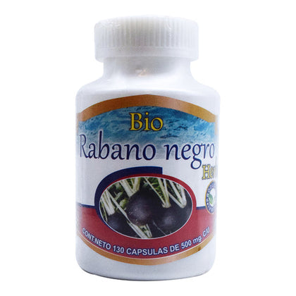 Rabano Negro 130 Capsulas La Gran Tenochtitlan