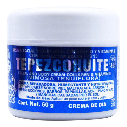 Crema Reparadora De Tepezcohuite De Día 60 G