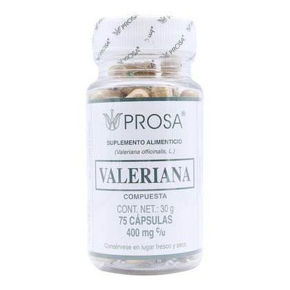 Valeriana 75 Capsulas Prosa