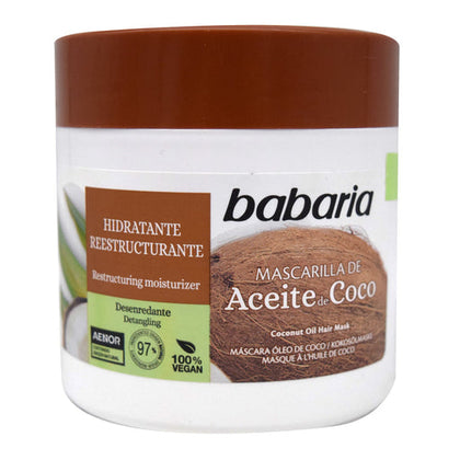 Mascarilla Capilar Aceite De Coco 400 Ml Babaria