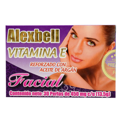 Vitamina E Facial 30 Perlas Alexbell Natural