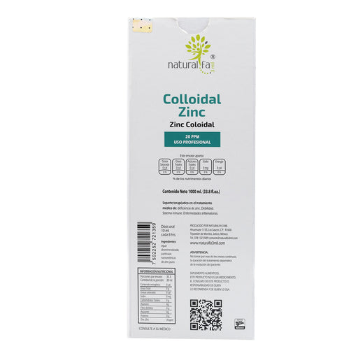 Zinc Coloidal 1 L Naturalfa3Mil