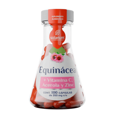 Equinácea Con Vitamina C Solanum 100 Cápsulas