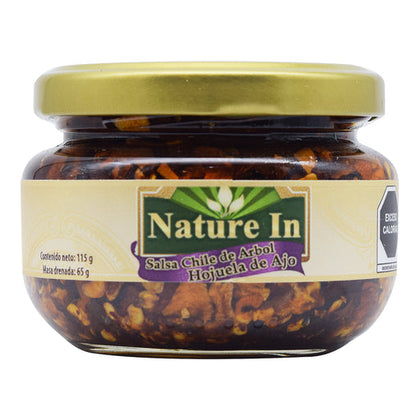 Salsa Chile De Arbol Y Ajo En Hojuela 115 G Nature In