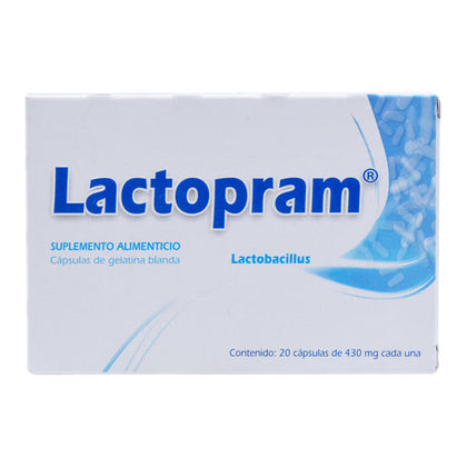 Lactopram  Probioticos 20 Capsulas Progela