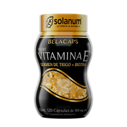 Vitamina E + Biotina Solanum 120 Cápsulas