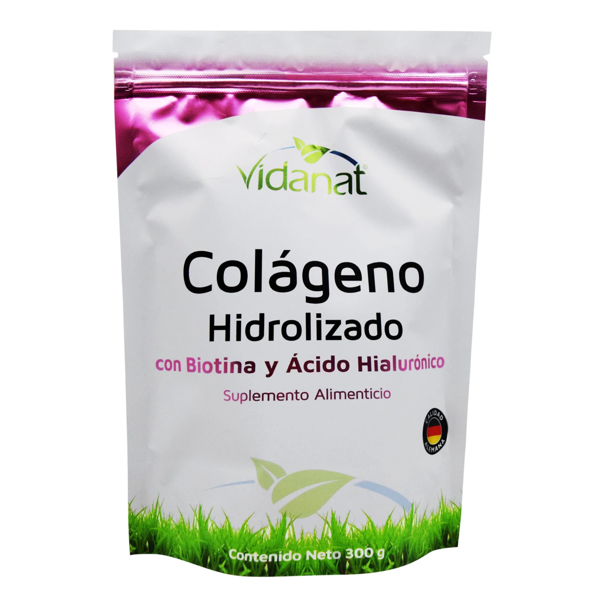 Colageno Hidrolizado Puro, Biotina, Ácido Hialurónico 300 g