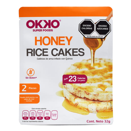 Honey Rice Cakes 32 G Okko