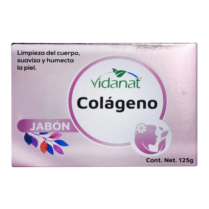 Jabón De Colágeno En Barra Vidanat 125 G - Vidanat
