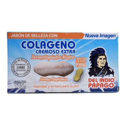 Jabon De Colageno 125 G Del Indio Papago