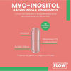 Myo Inositol Vitamina D3 Flow 90 Cápsulas 500 mg