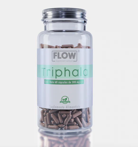 Triphala Premium Detox Antioxidante Digestivo Flow 60 Caps