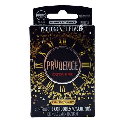 Condones Prudence Extra Time 3 Pzas Prudence