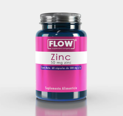 Zinc 60 Cápsulas Flow 50 mg | Puro Premium