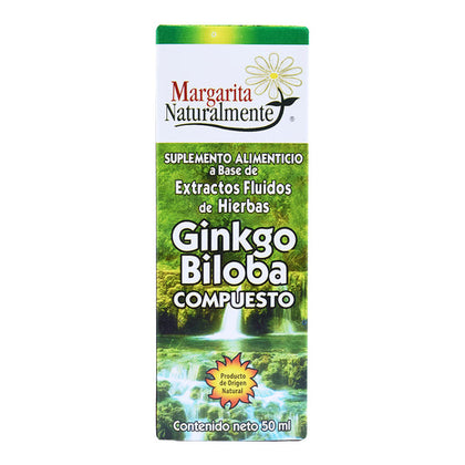 Ginkgo Biloba Extracto 50 Ml Margarita Natural