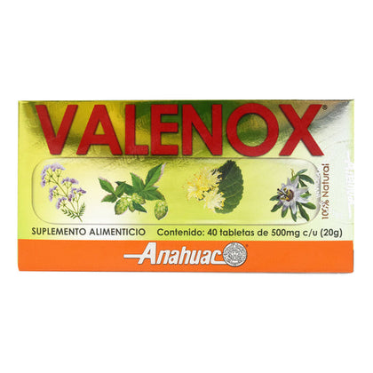 Valenox 40 Tabletas Anahuac