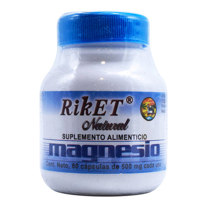 Magnesio 60 Capsulas Riket Natural