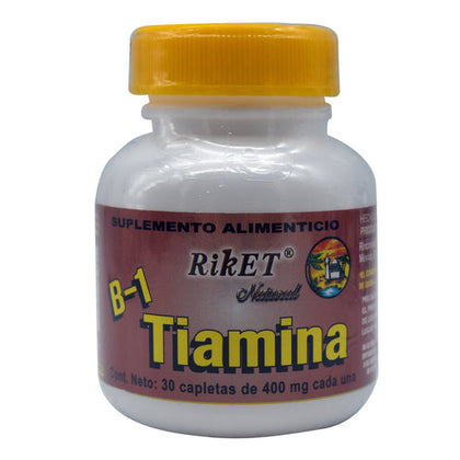 Tiamina 30 Capsulas Riket Natural