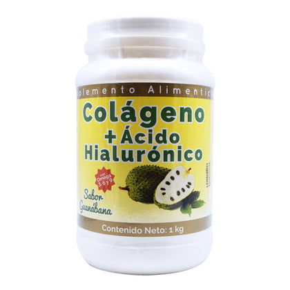 Colageno Y Acido Hialuronico Guanabana 1 Kg Pretty Bee