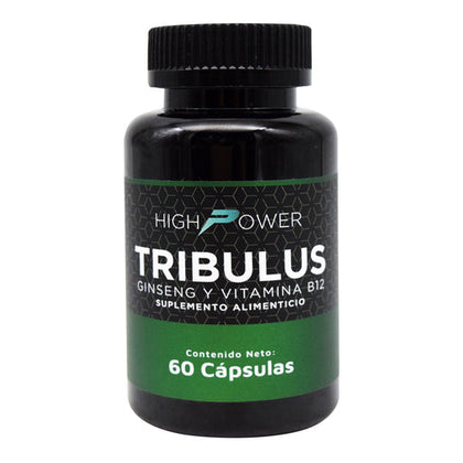 Tribulus Gingseng Y Vitamina B 12 60 Capsulas High Power