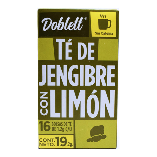 Te De Jengibre Y Limon 16 Sobres 19.2 G Doblett
